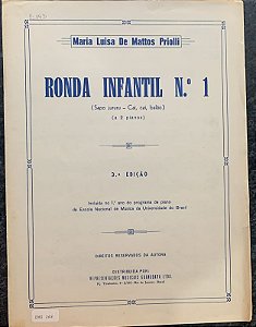 RONDA INFANTIL N° 1 - partitura para piano a 4 mãos - Maria Luisa de Mattos Priolii