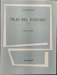 ONDAS DO DANÚBIO - partitura para piano - Ivanovici (Ricordi)