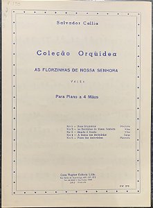 AS FLORINHAS DE NOSSA SENHORA - partitura para piano a 4 mãos - Salvador Callia