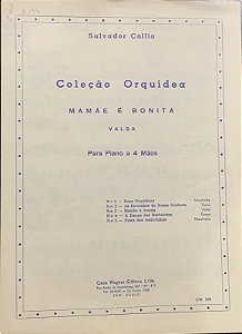MAMÃE É BONITA - partitura para piano a 4 mãos - Salvador Callia