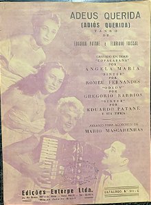 ADEUS QUERIDA - partitura para acordeon - Eduardo Patané e Floriano Faissal