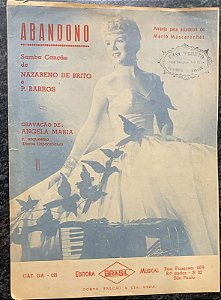ABANDONO - partitura para acordeon - Nazareno de Brito e P. Barros