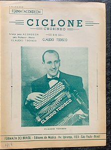 CICLONE - partitura para acordeon - Claudio Todisco