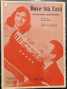 DOVE STÁ ZAZÁ - partitura para acordeon - Giuseppe Cioffi