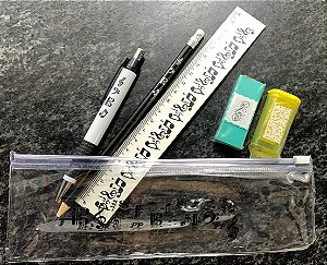 KIT ESCOLAR COM 6 PEÇAS tema musical