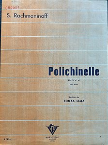 POLICHINELLE Opus 3 n° 4 - partitura para piano - Rachmaninoff