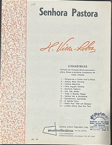 SENHORA PASTORA - partitura para piano - Villa-Lobos