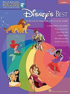 DISNEY BEST - Easy Piano Play-Along Volume 15