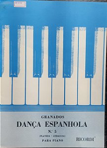 DANÇA ESPANHOLA N° 5 - partitura para piano - Granados