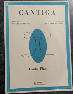 CANTIGA - partitura para piano - Francisco Mignone