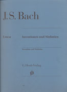 BACH - Invenções e Sinfonias a 2 e 3 Vozes - Urtext (Inventionen Und Sinfonien)