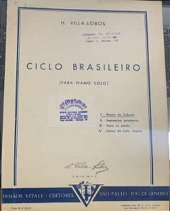 PLANTIO DO CABOCLO - Ciclo Brasileiro - partitura para piano - Villa-Lobos