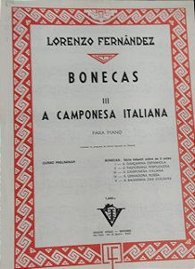 A CAMPONESA ITALIANA - partitura para piano - Lorenzo Fernandez