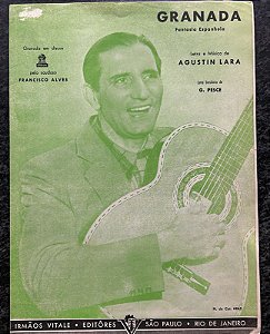 GRANADA - Partitura para piano solo - Agustin Lara (Gravada por Francisco Alves)