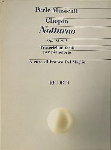 NOTURNO OPUS 55 N° 1 - partitura para piano - Chopin (transcrição facilitada)