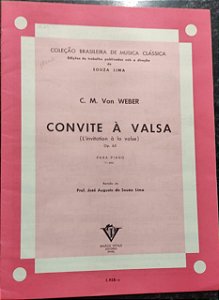 CONVITE À VALSA opus 65 - partitura para piano - Carlos Maria Von Weber
