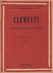 CLEMENTI - Seis Sonatinas opus 36 para piano