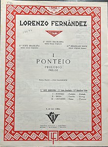 PONTEIO - Prelúdio - partitura para piano - Lorenzo Fernandez
