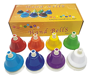 CONJUNTO SINOS MUSICAIS BL-8 - Sinos de mesa