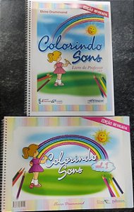 COLORINDO SONS KIT VOL. 1 - Livro do Professor + Livro do aluno + áudios online - Elvira Drummond