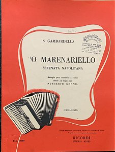 O MARENARIELLO - partitura para acordeon - S. Gambardella