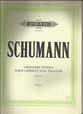 SCHUMANN - 6 KONZERT-ETUDEN NACH CAPRICEN VON PAGANINI - OP.10 - Schumann