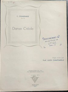 DANSE CRÉOLE (Dança Crioula) opus 94 - partitura para piano - Cécile Chaminade