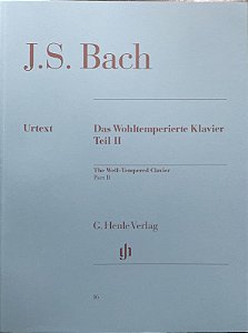 BACH - O CRAVO BEM TEMPERADO VOL. 2 - BACH - Urtext (DAS WOHLTEMPERIERTE KLAVIER - VOL.2) com dedilhado