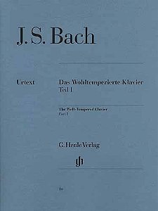 BACH - O CRAVO BEM TEMPERADO VOL. 1 - BACH - Urtext (DAS WOHLTEMPERIERTE KLAVIER - VOL.1) sem dedilhado