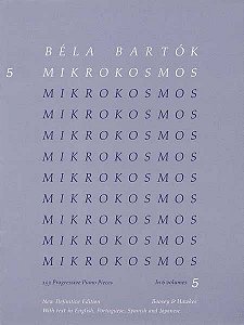 BELA BARTOK - MIKROKOSMOS - VOL 5