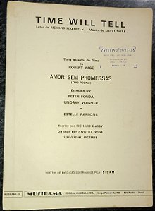 TIME WILL TELL - partitura para piano, canto e cifras para violão - Richard Maltby Jr e David Shire