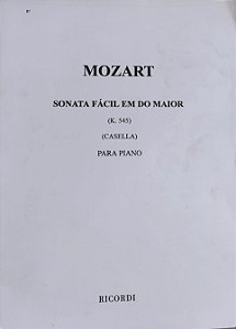 MOZART - SONATA FÁCIL EM DÓ MAIOR K 545