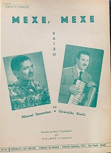 MEXE, MEXE - Partitura para acordeon - Manoel Sorrentino e Oswaldo Rielli