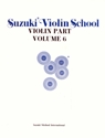 SUZUKI VIOLIN SCHOOL - Vol. 6 - Violin Part