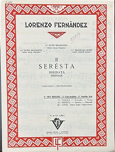 SERESTA - partitura para piano - Lorenzo Fernandez