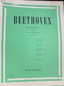 BEETHOVEN - SONATA OPUS 22 PARA PIANO