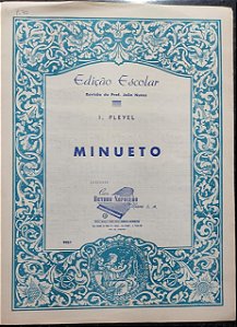 MINUETO - partitura para piano - I. Pleyel