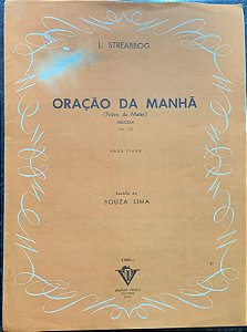 ORAÇÃO DA MANHÃ - partitura para piano - L. Streabbog