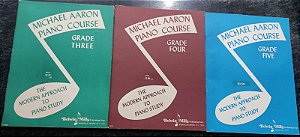 MICHAEL AARON – kit 3 volumes CURSO PARA PIANO 3° ao 5° VOLUMES