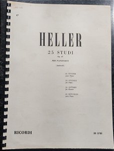 HELLER - 25 ESTUDOS opus 47 - Heller (Ricordi)