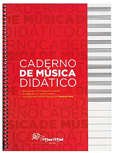 Caderno De Música Grande Musimed - Capa Flexível