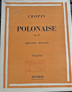 POLONAISE Opus 53 (Heróica) - partitura para piano - Chopin