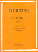 BERTINI - 25 ESTUDOS PARA PIANO - Op. 100 - VOL.1 – Ricordi