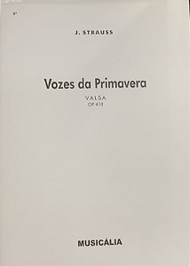 VOZES DA PRIMAVERA - partitura para piano - Johann Strauss