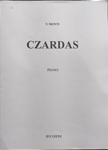 CZARDAS - partitura para piano - Vittorio Monti