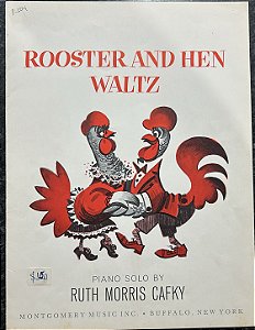 ROOSTER AND HEN WALTZ - partitura para piano - Ruth Morris Cafky