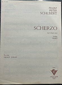 SCHERZO em Si Bemol Maior - partitura para piano - Schubert