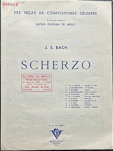 SCHERZO - partitura para piano - Bach