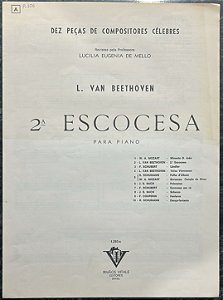 2ª ESCOCESA - partitura para piano - Beethoven