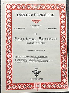 SAUDOSA SERESTA - partitura para piano - Lorenzo Fernandez